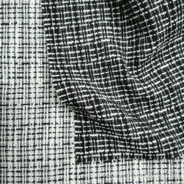 Boucle fashion plaid design fabrics